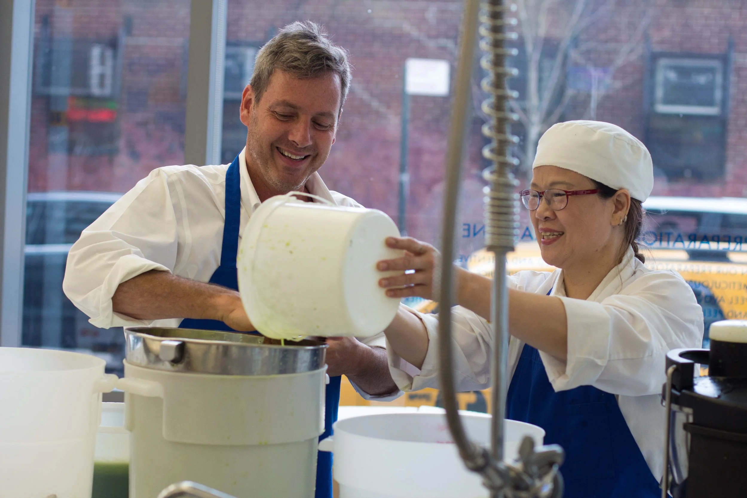 Small batch gelato production